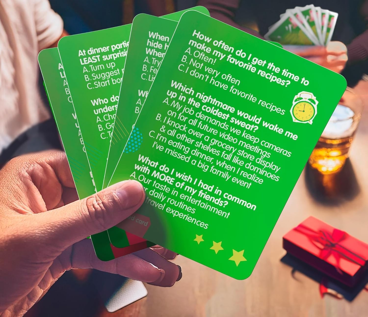 SUSSED “What Would You Do?” Pocket-Sized Question Cards – Card Social Party Game