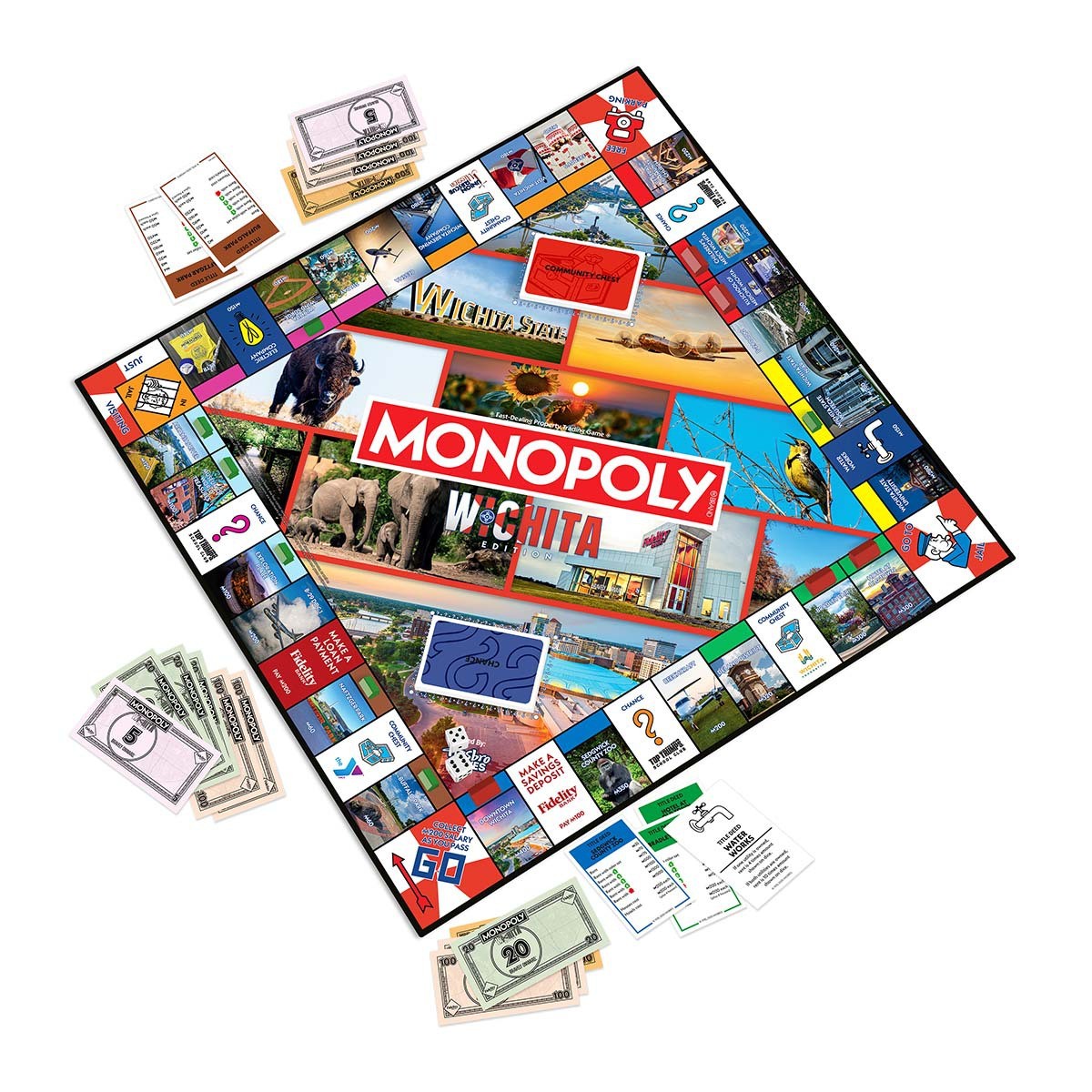 Wichita, KS Monopoly Board Game