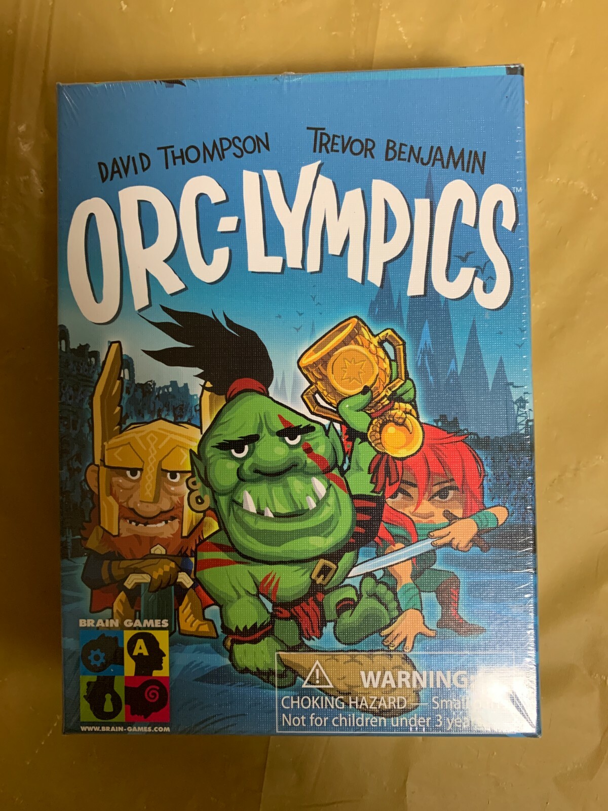 Brain Games ORC-LYMPICS GAME and Giant Book of Cool Stuff -both sealed
