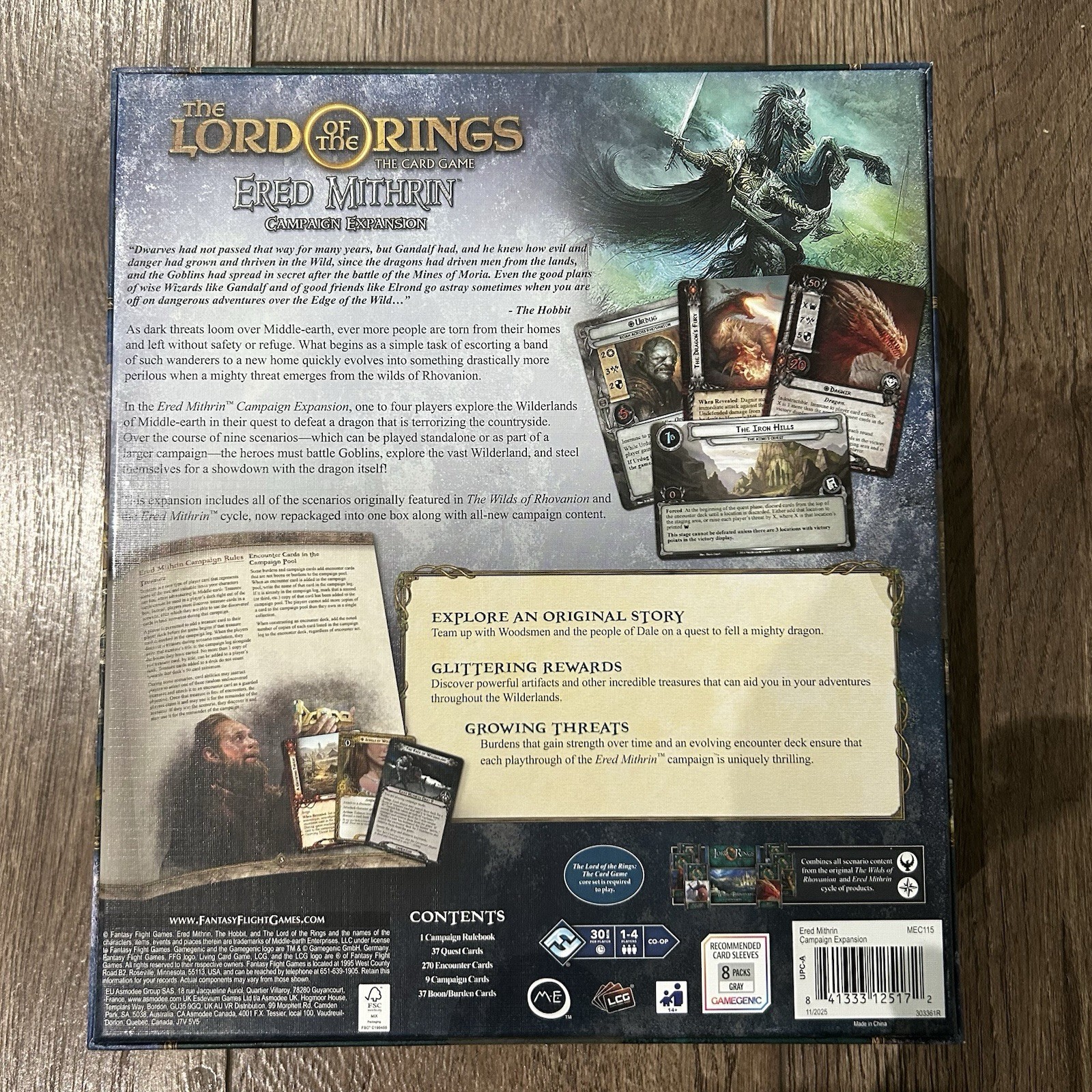Lord of the Rings LCG – Ered Mithrin Campaign Expansion (BNIB)