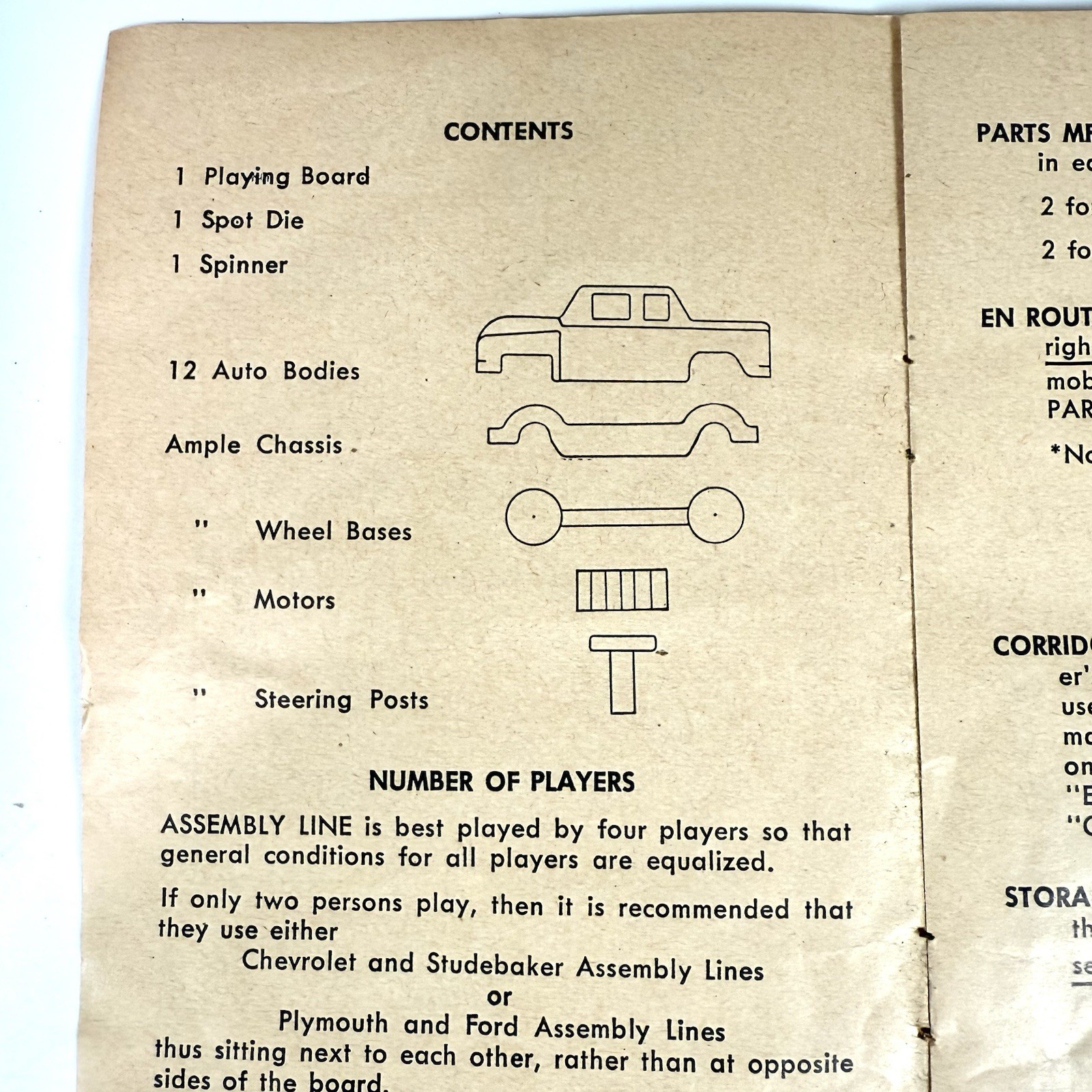 The Game of Assembly Line – Selchow & Righter Co. Board Game No. 61 USA 1953