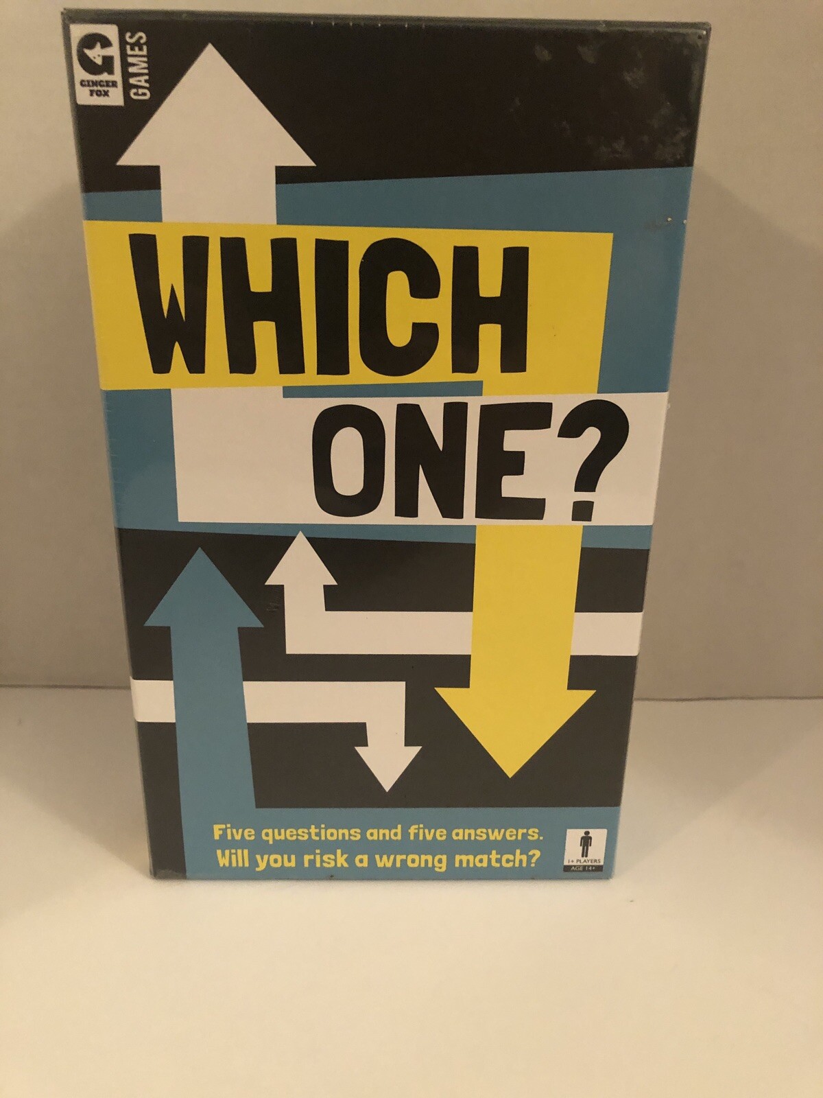 WHICH ONE? Q&A Matching Game by Ginger Fox-Play Solo or With Others-New-Sealed