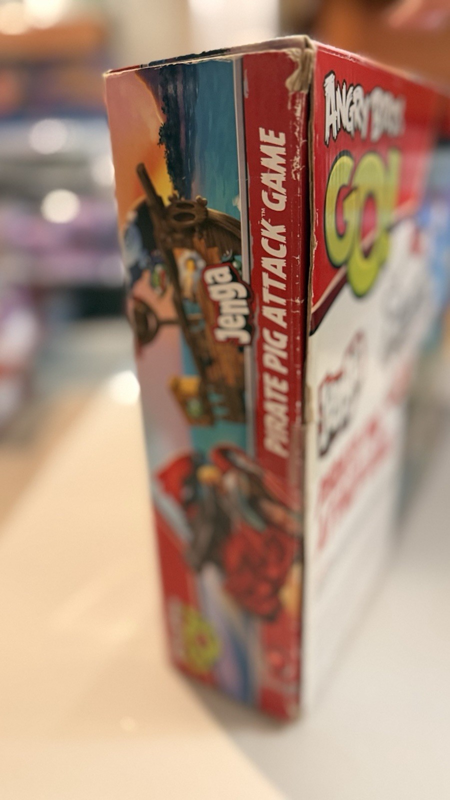 Angry Birds Go Jenga Pirate Pig Attack Game INCOMPLETE Hasbro Gaming 2013 Rovio