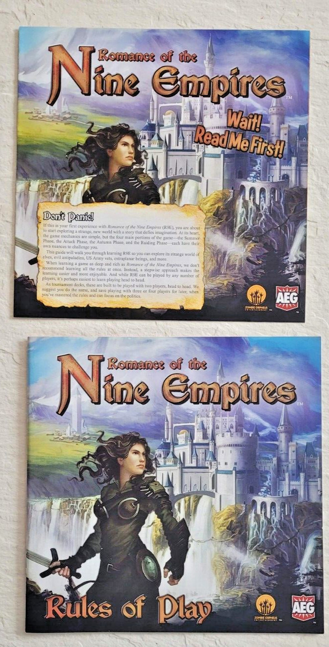 Romance of the Nine Empires Game Mark Wootten 15th Anniversary Complete