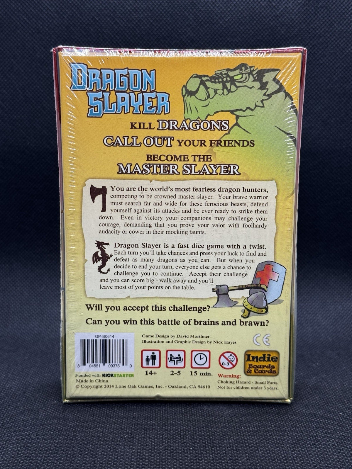 Dragon Slayer RPG Dice Game with a Twist Fantasy Dragons Knights BRAND NEW!
