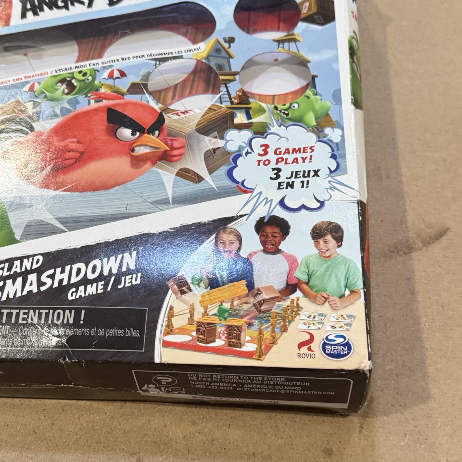 Angry Birds Pig Island Smash Down Game Spin Master 2016 Complete