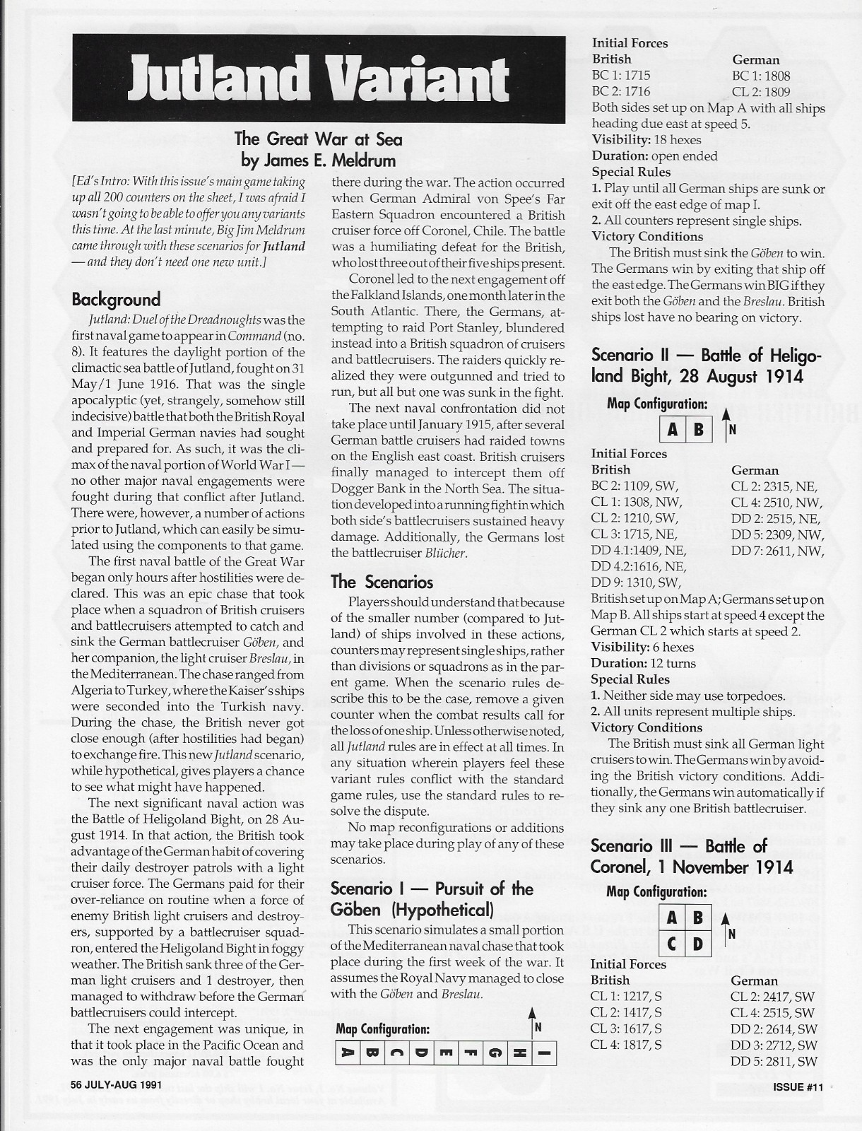Command Magazine #11 Hougoumont – Rock of Waterloo Napoleonic Wars Unpunched