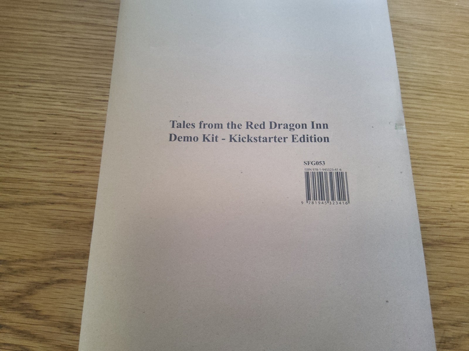 Tales From The Red Dragon Inn Demo Kit Kickstarter Ed. New Sealed