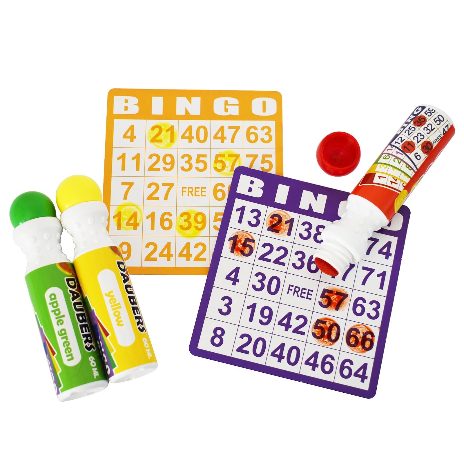 24 Count (Pack of 1), Red/Orange/Yellow/Apple green/Blue/Purple…