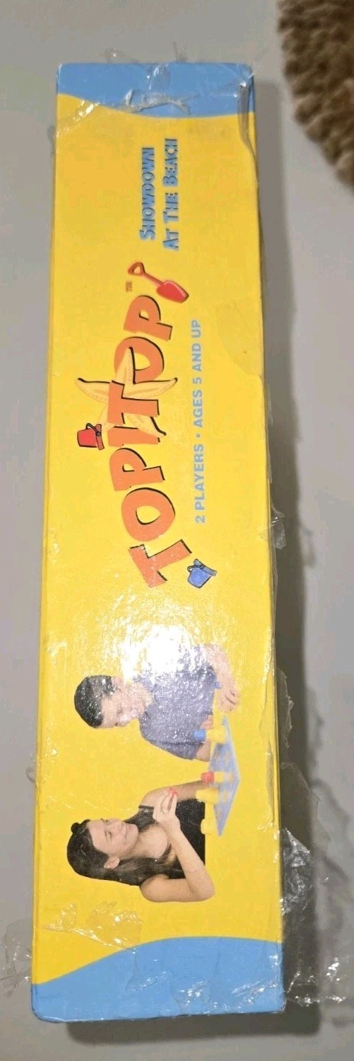 Topitop Wooden Game Blue 2004 Showdown At The Beach Ages 5+ New Sealed FreeS&H