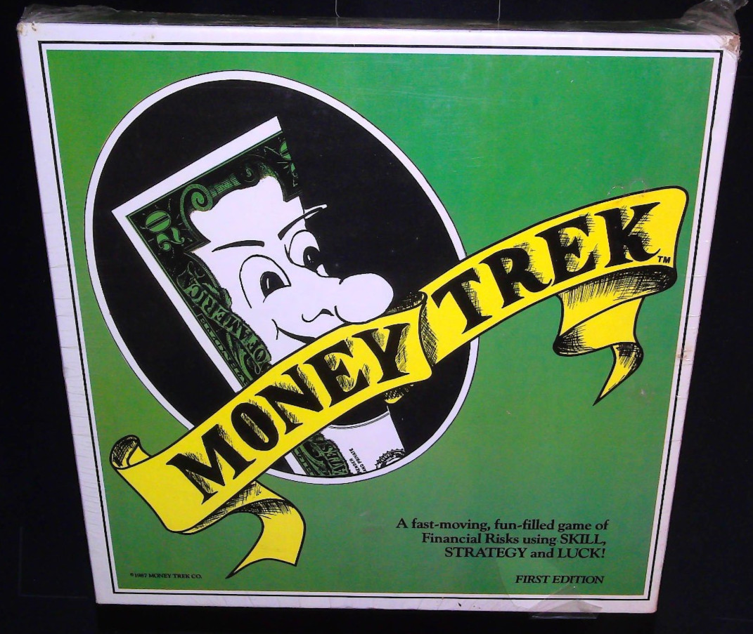 MONEY TREK CO Board Game 1987 First Edition Sealed Finance Strategy Family RARE
