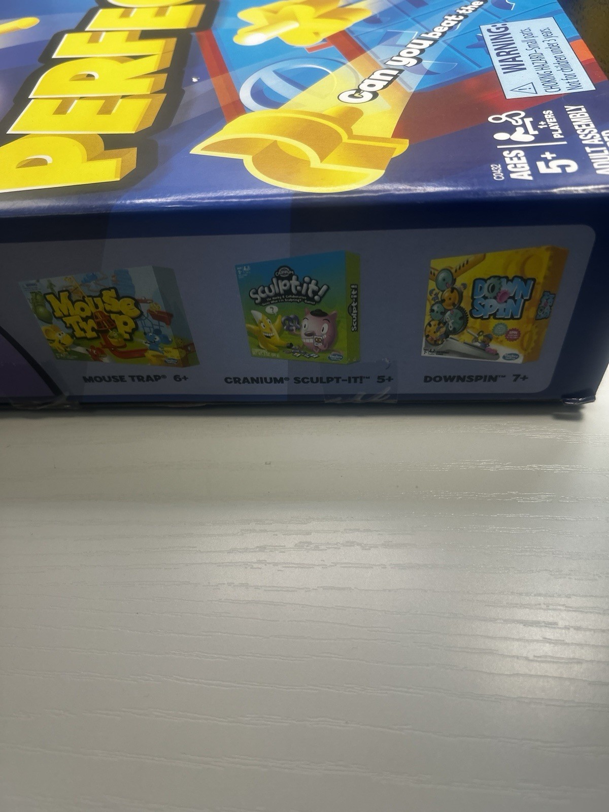 Hasbro Gaming Perfection Game Kids Ages 5+ Classic Pop-Up Game Sealed