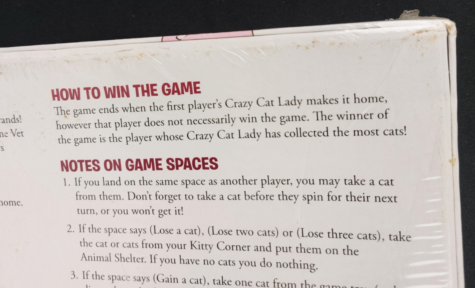 The Crazy Cat Lady Game Sealed Board Game Accoutrements 2008 Rare Cats
