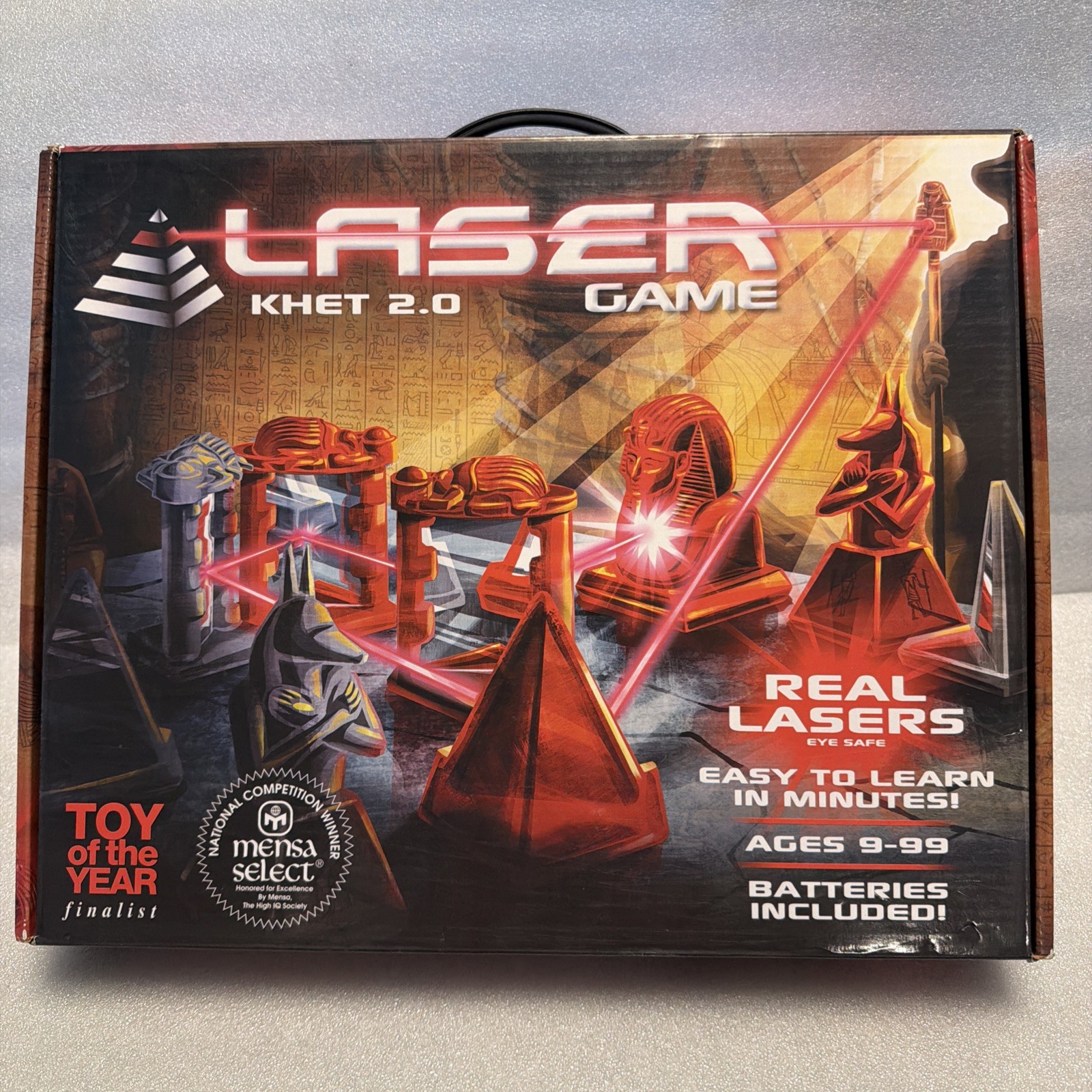 Laser Game Khet 2.0 Strategy 2010 Innovention Toys ~TESTED~ Complete. READ.