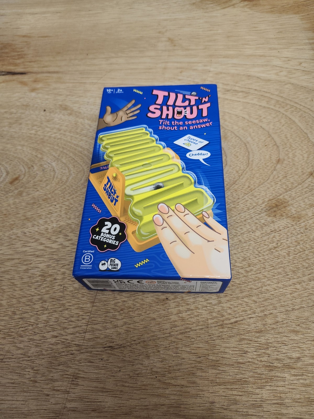 Big Potato Tilt ‘n’ Shout Board Game Brand New Sealed