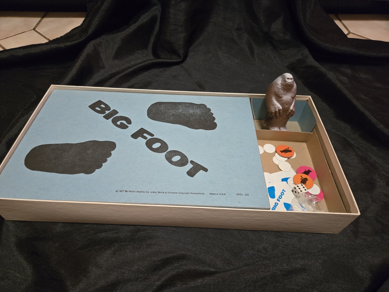 Big Foot The Giant Snow Monster Board Game Milton Bradley 1977