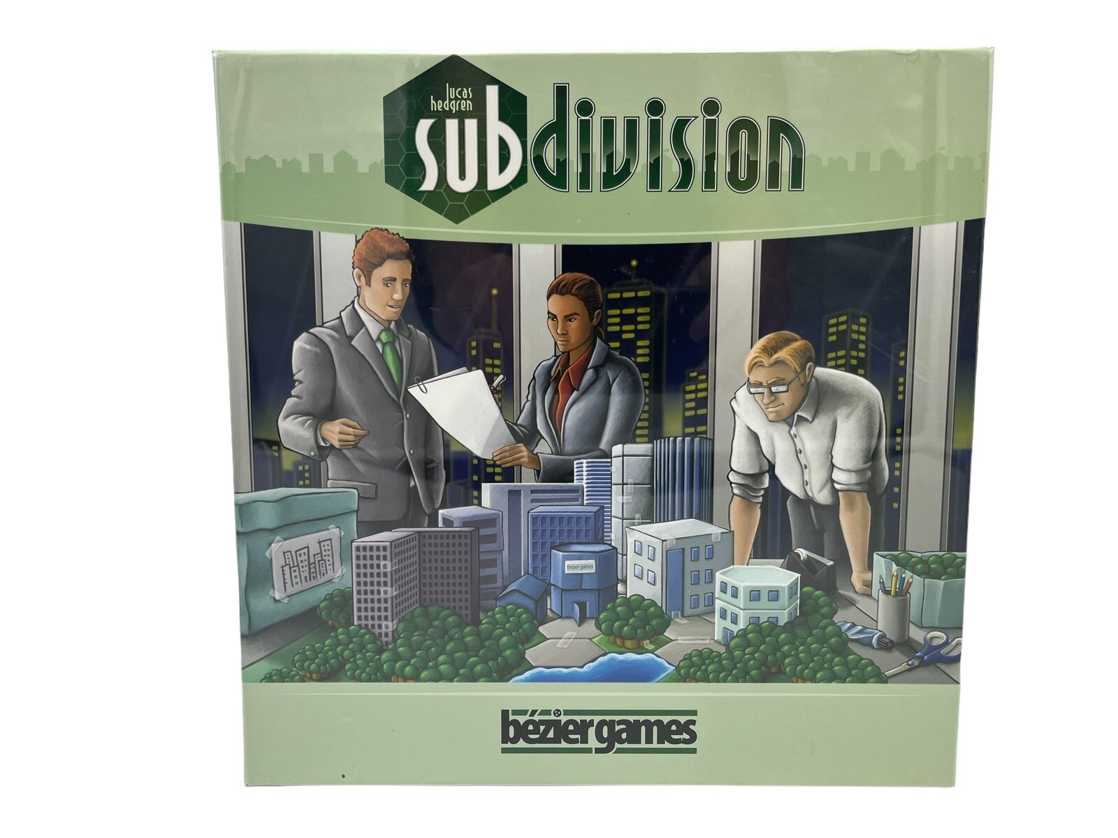 Lucas Hedgren Subdivision Board Game Family Friends 13 + Bezier Games NEW