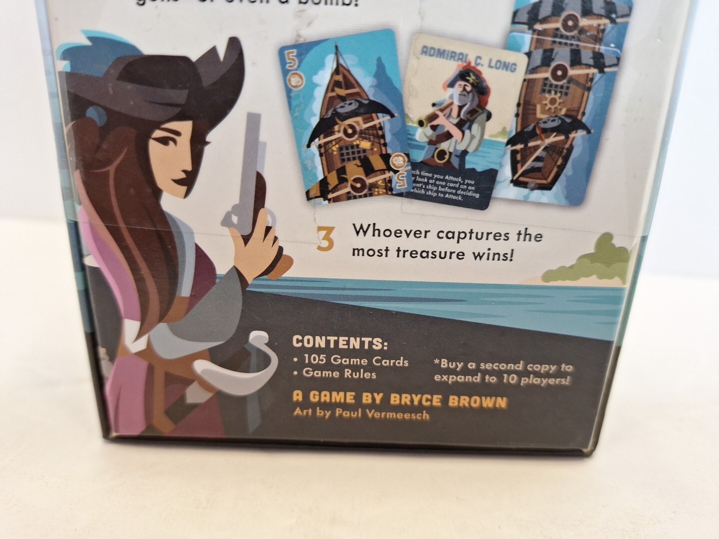 Castillo Games Guns or Treasure Family Board Game Ages 8+ 2 to 6 Players