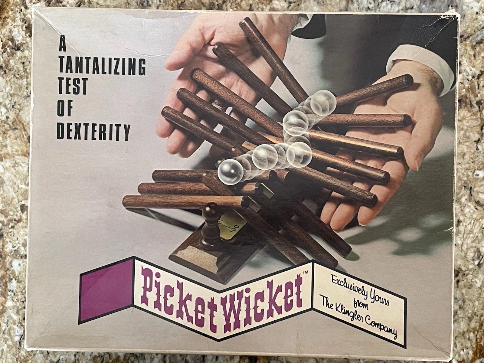 Vintage Picket Wicket Dexterity Development Game, The Klingler Company 1969