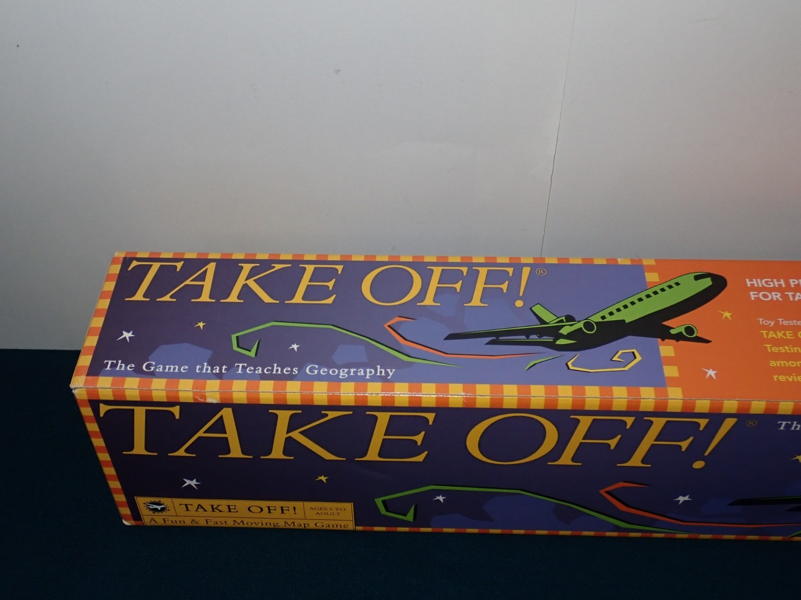 Take Off Geography Board Game 15th Anniversary Edition Complete