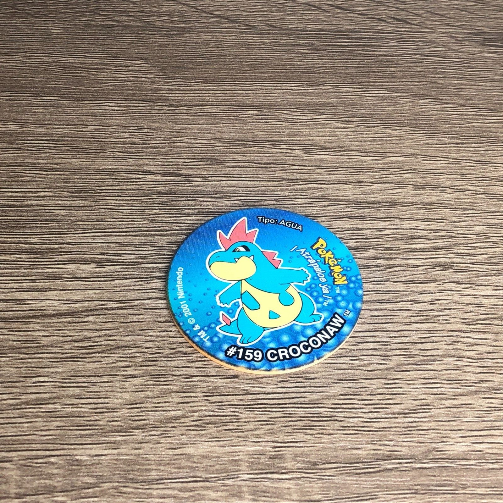 Pokemon Pogs Croconaw Tazos Sabritas Taps Mexico Nintendo Tazo 2001 Collectable
