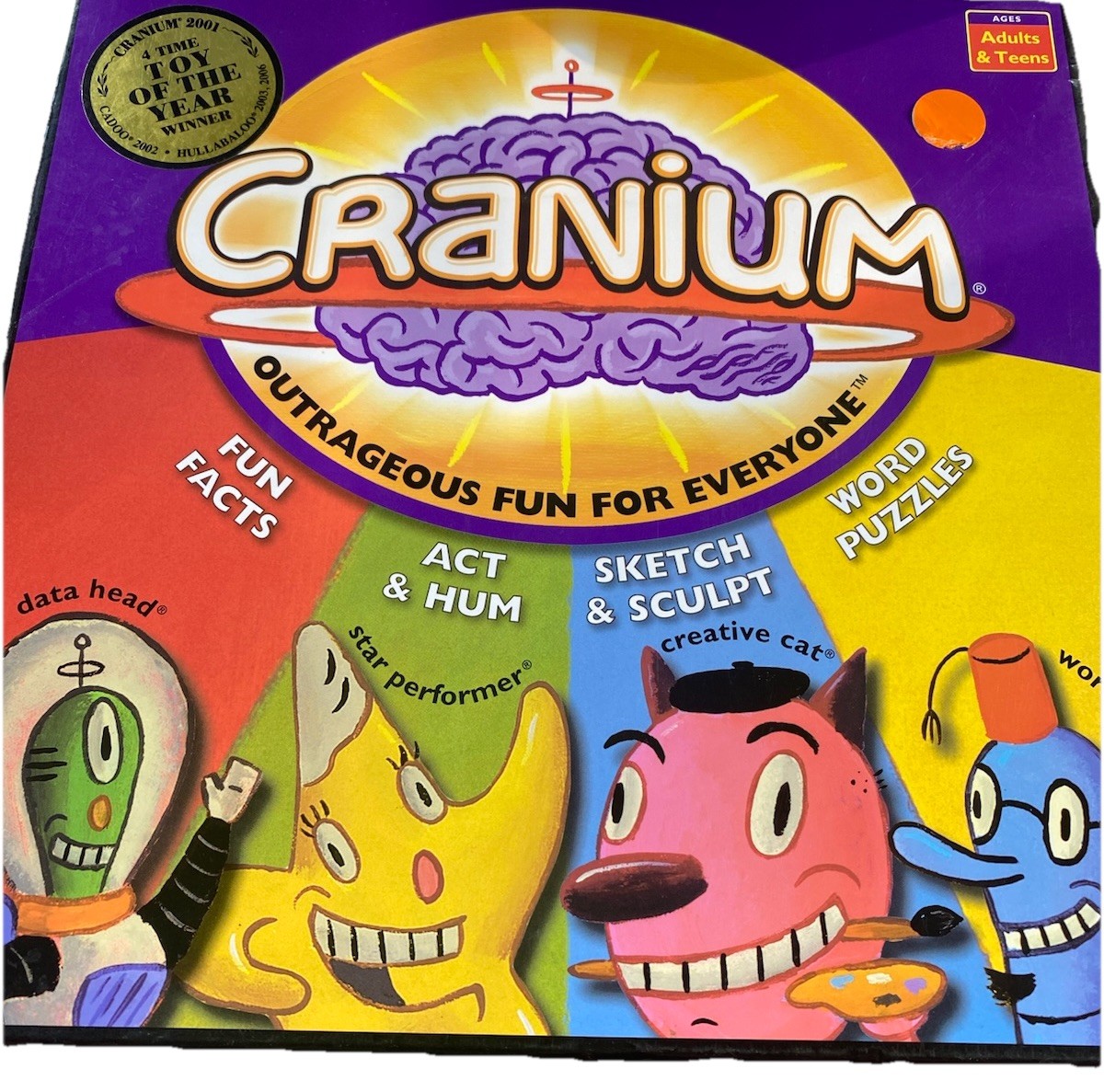 Cranium Adult And Teen Board Game Preowned Good Condition