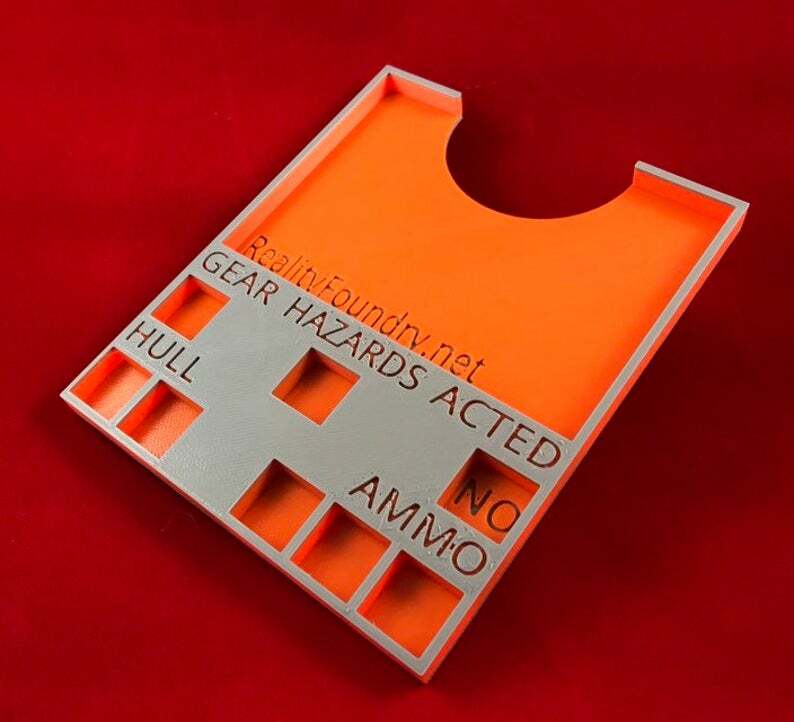 Gaslands™ Compatible Vehicle Tray – Custom 3D Printed
