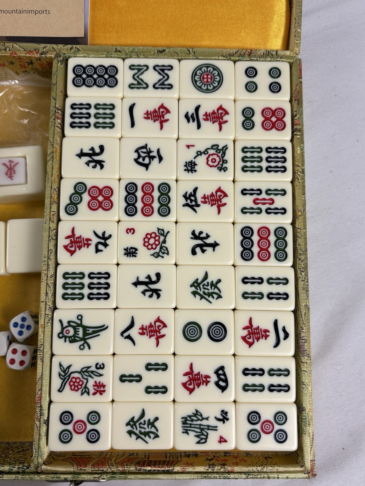 Yellow Mountain Imports Chinese Mahjong Set