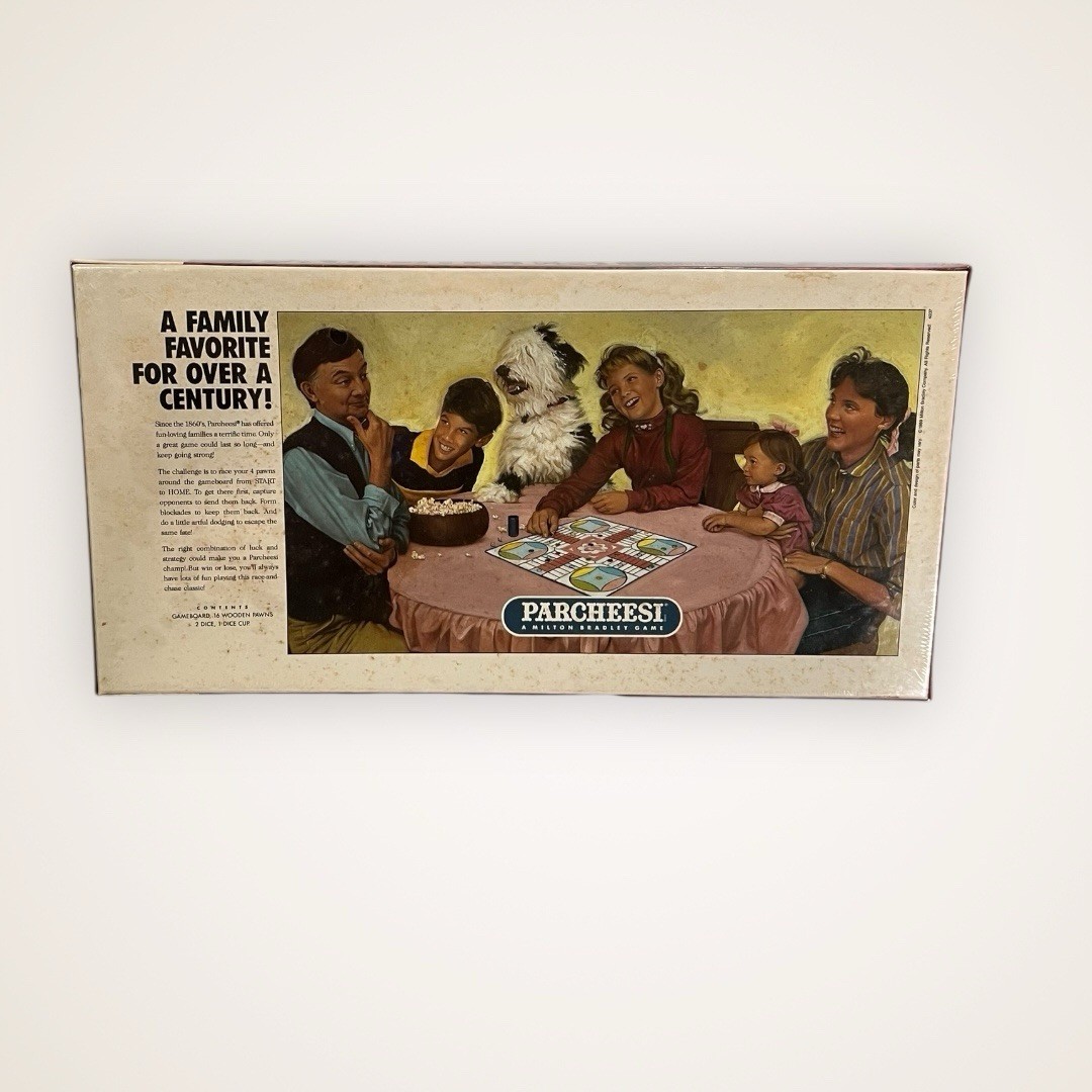 Parcheesi A Royal Game Of India 1989 Milton Bradley- New-Sealed UNOPENED!