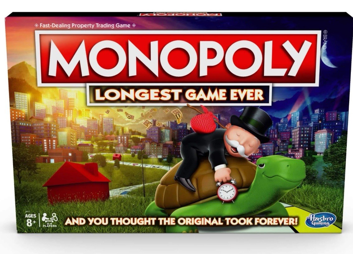 Hasbro Monopoly Longest Game Ever Edition Factory Sealed