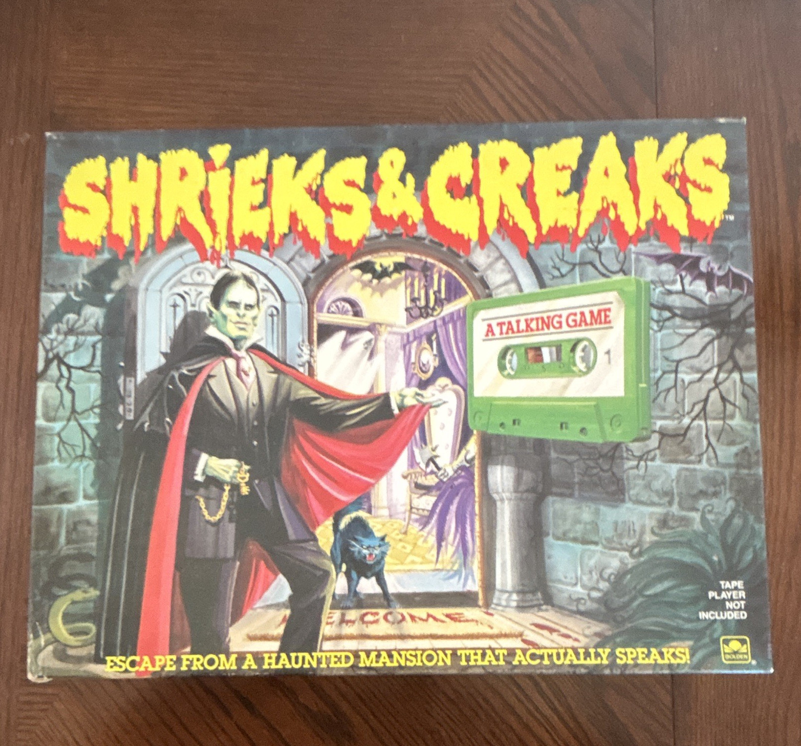 Shrieks & Creaks Talking Board Game – Horror Theme – Golden Games 1988
