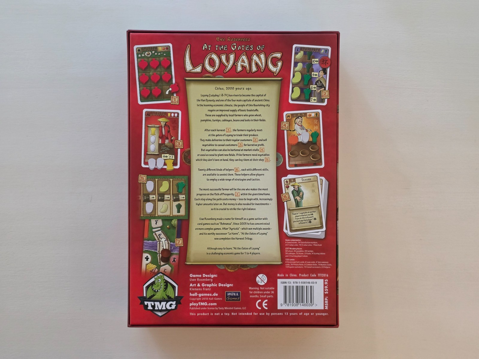 At the Gates of Loyang Board Game Tasty Minstrel Games 2010 First Edition