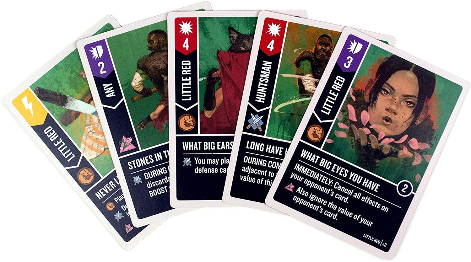 Unmatched Little Red Riding Hood vs Beowulf 2 Player Game Mondo Games REO 9305