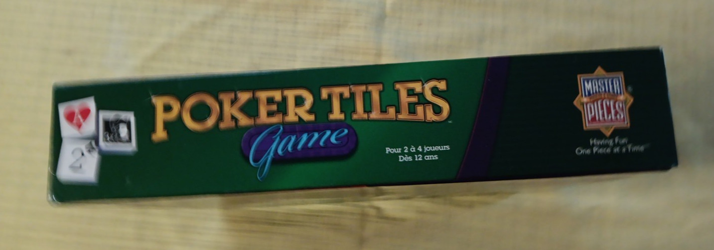 Master Pieces, Poker Tiles Game, 12 Years+, 2-4 Players