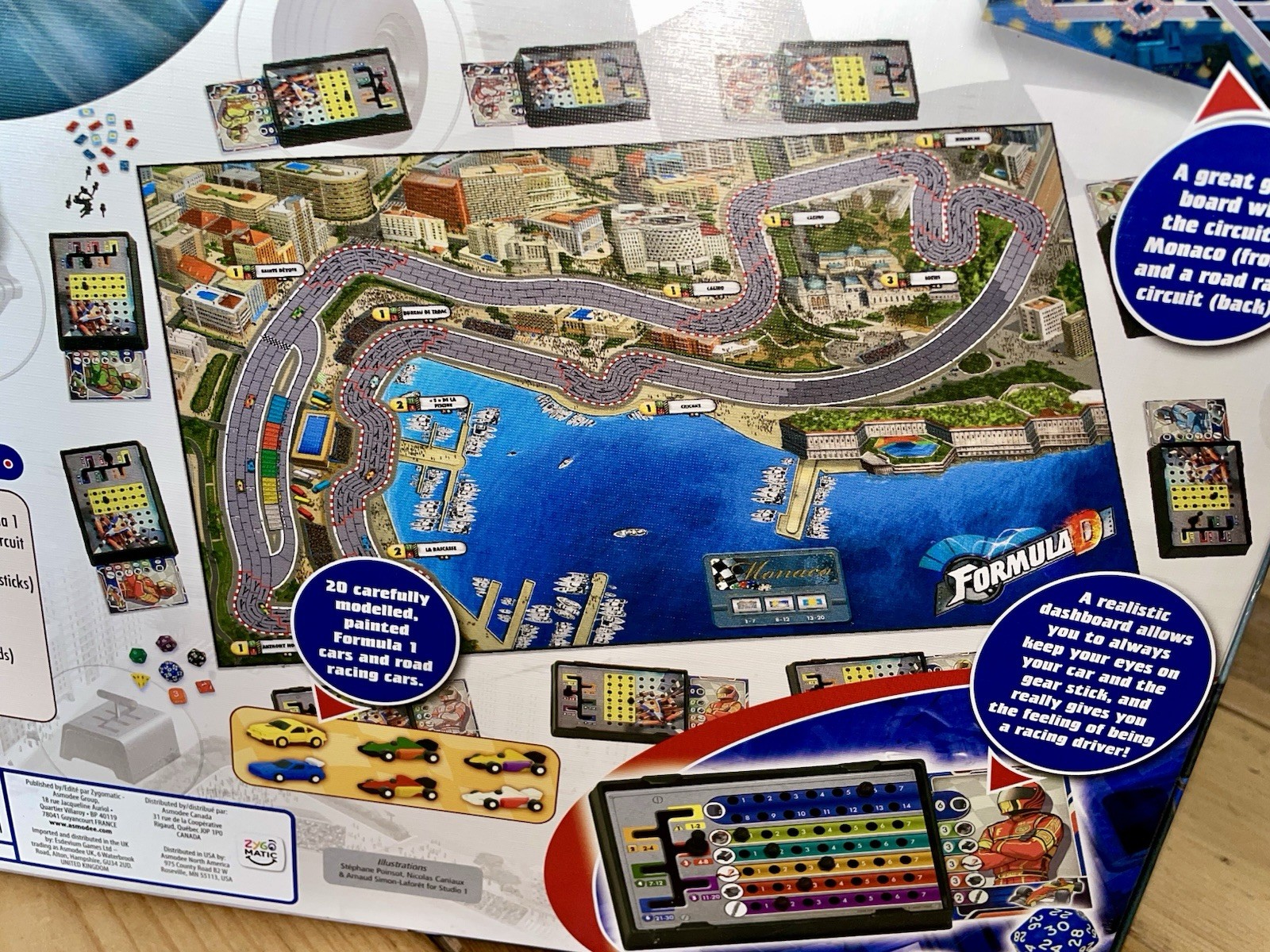 Asmodee Formula D Sports Board Game open box Once Never played excellent cond
