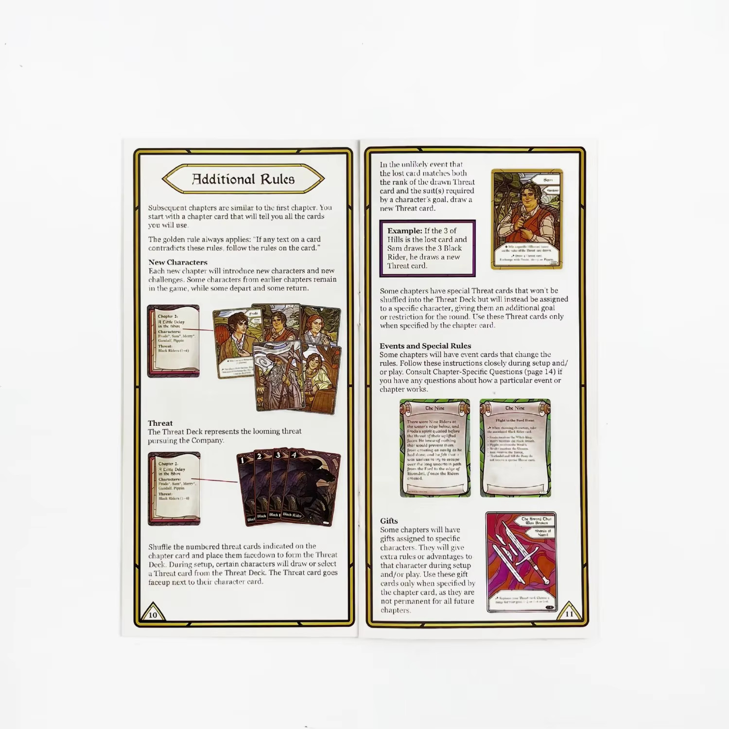 Fellowship of the Ring Trick-Taking Card Game Cooperative 1-4 Players Ages 14+