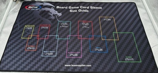 BCW Supplies Board Game Card Sleeve Size Guide – NEW SEALED