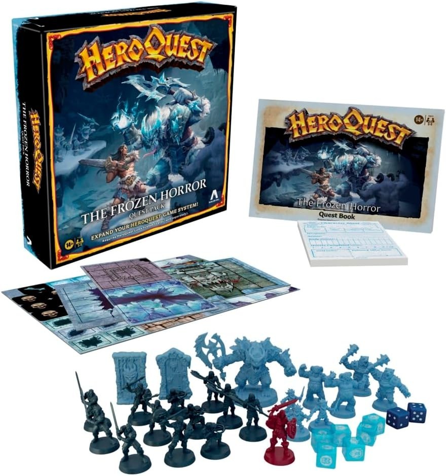 The Frozen Horror Quest Pack for HeroQuest – 21 Miniatures & Immersive Gameplay
