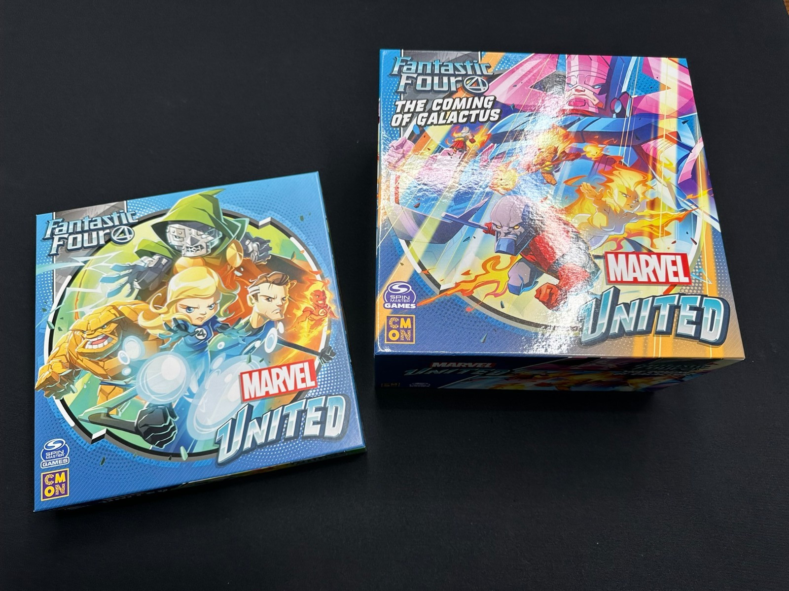 Marvel United 2x Expansion Lot (Fantastic Four 4 Galactus ) Kickstarter CMON