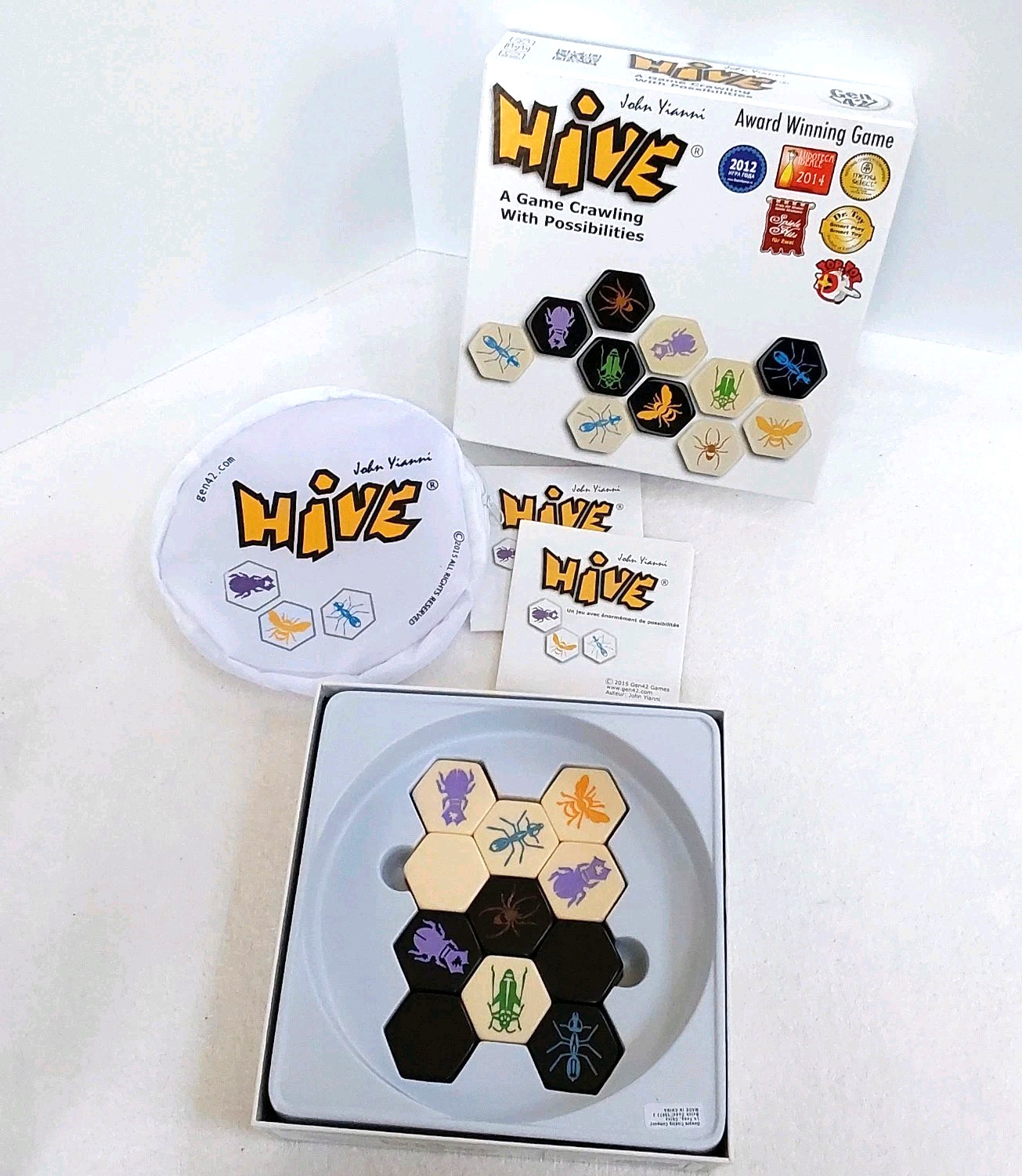 Hive Tile Game by John Yianni- Award-Winning Strategy Game
