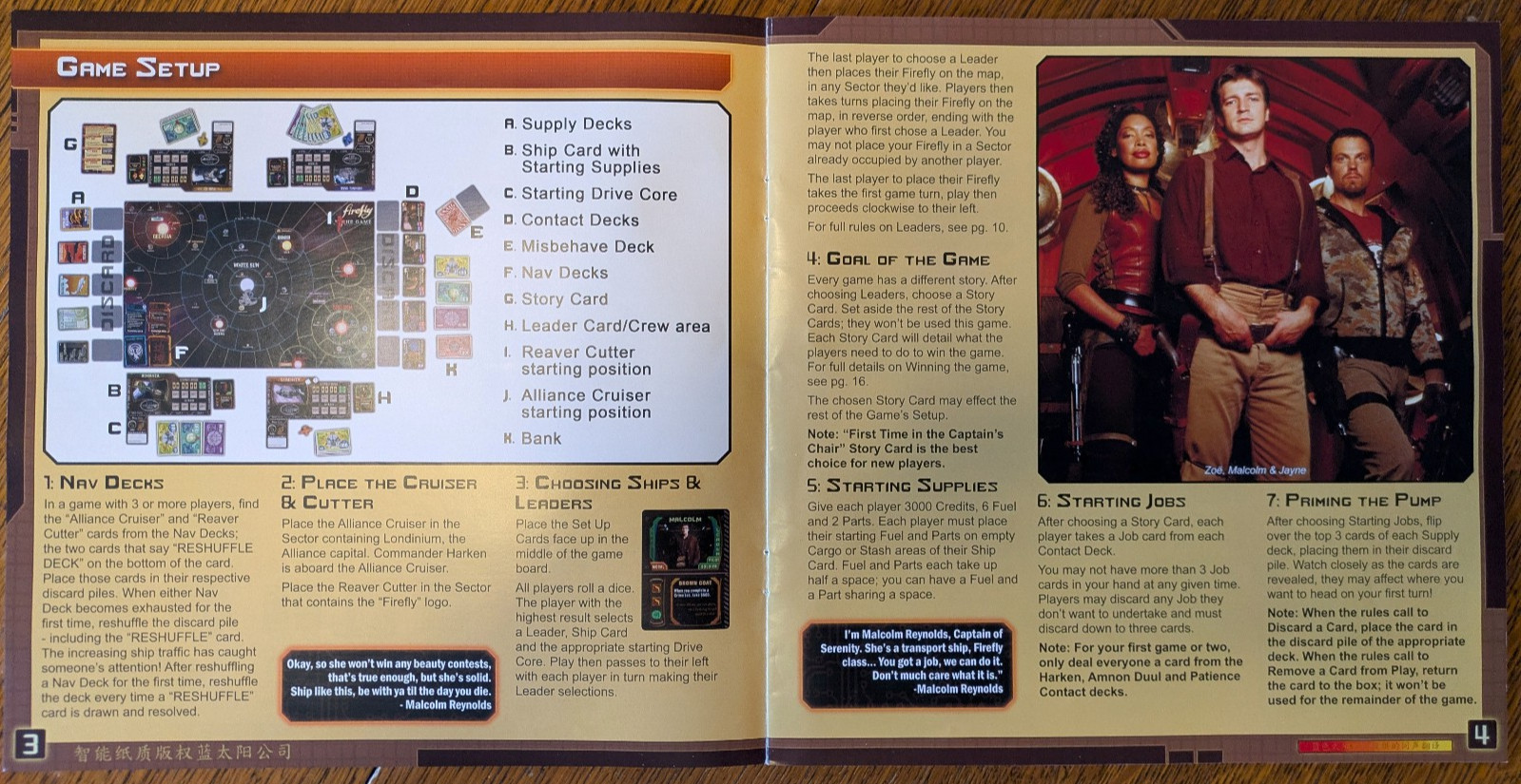 Firefly The Game Gale Force Nine Board Game