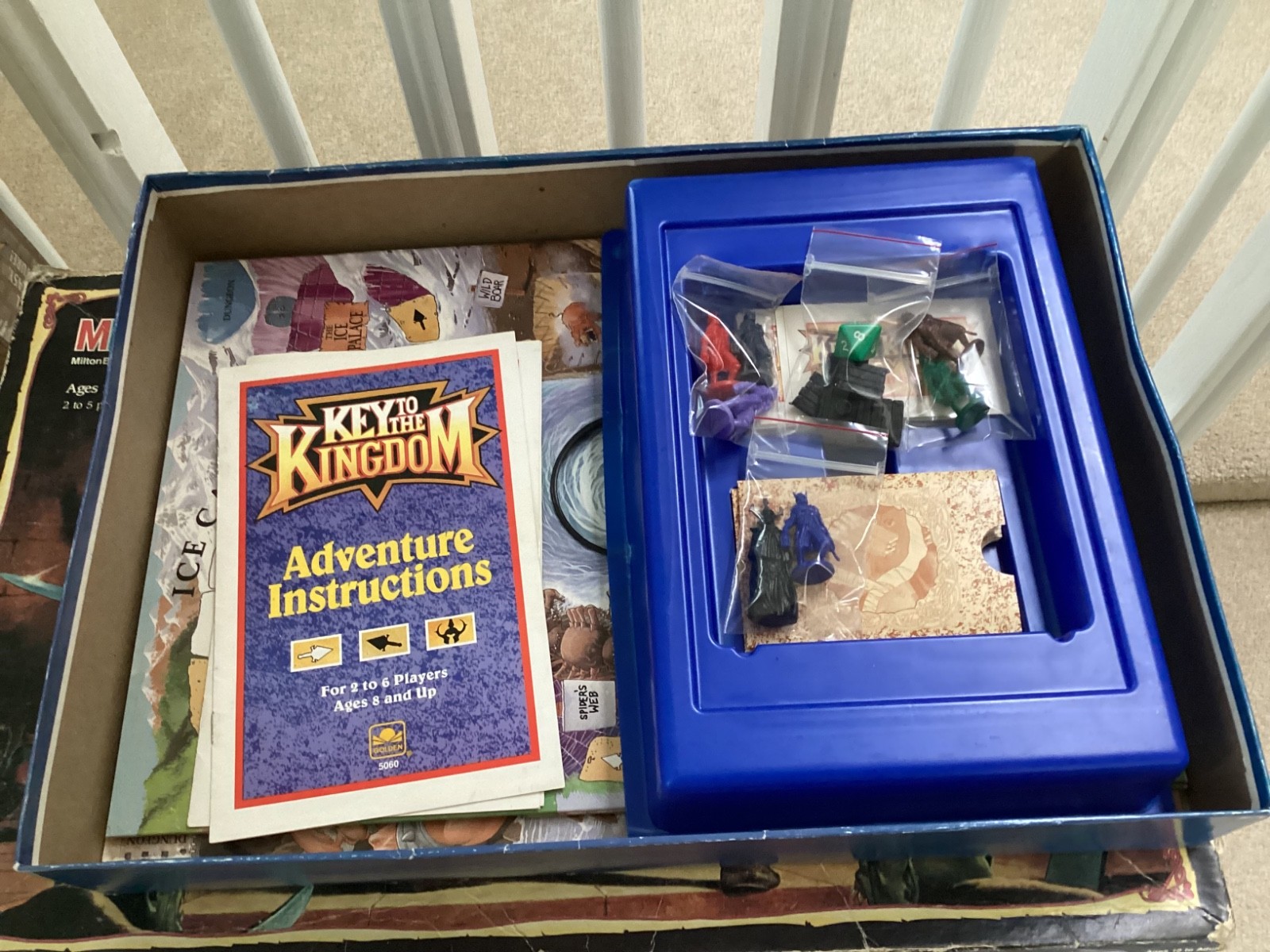 Key to the Kingdom Board Game COMPLETE! Golden 1992