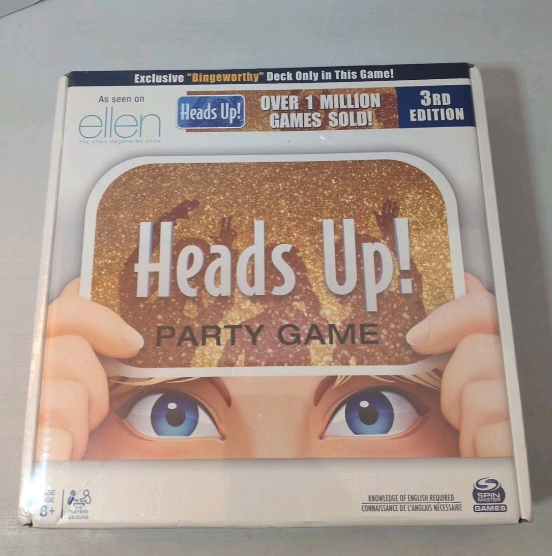 Heads Up! Party Game 3rd Edition NEW SEALED As Seen on Ellen Spinmaster