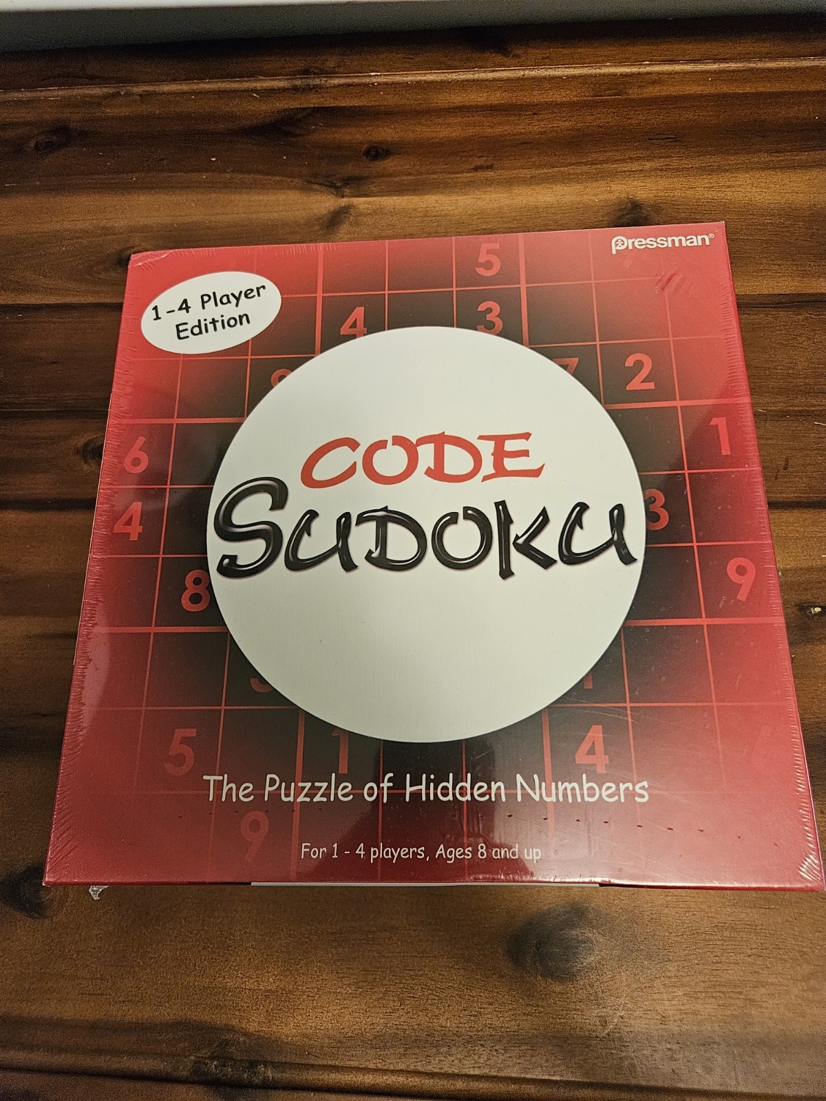 Code Sudoku Board Game Pressman 2005 Strategy Puzzle Sealed New 1 To 4 Players