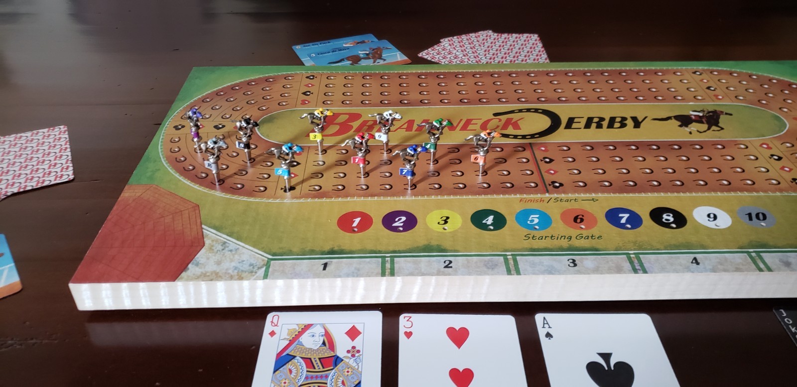 BREAKNECK DERBY CLASSIC – POKER MEETS HORSE RACING BOARD GAME – PLAYS UP TO 10!