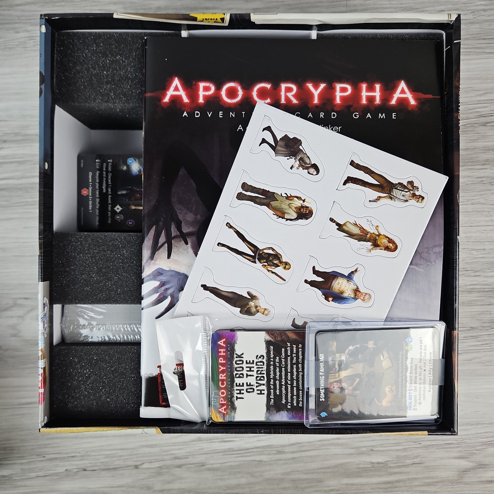 Apocrypha Adventure Card Game – Kickstarter edition with all 3 boxes plus promo