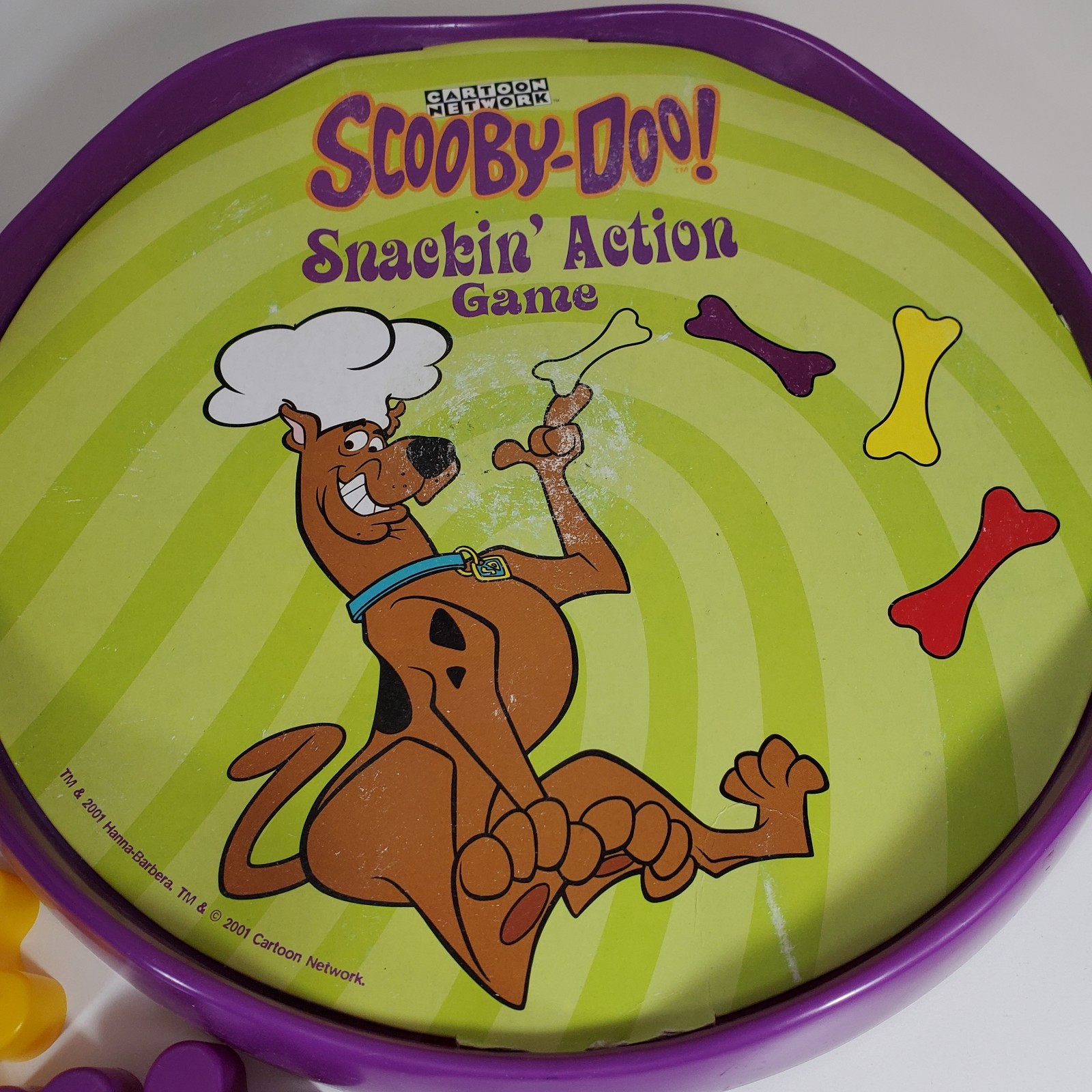 Scooby Doo Snackin Action Kids Board Game Cartoon Network Complete Tested Works