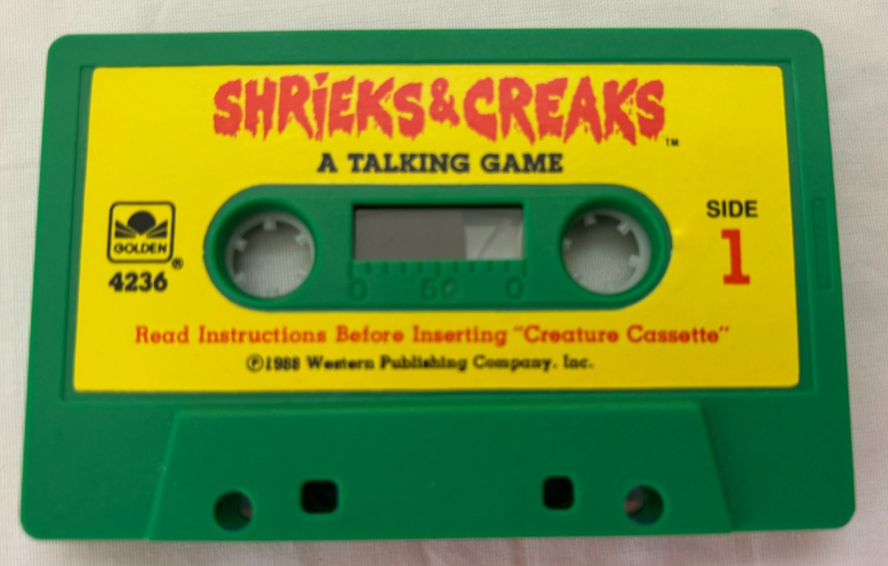 Vintage Shrieks & Creaks Board Game | Golden | 1988 | 100% Complete | Used