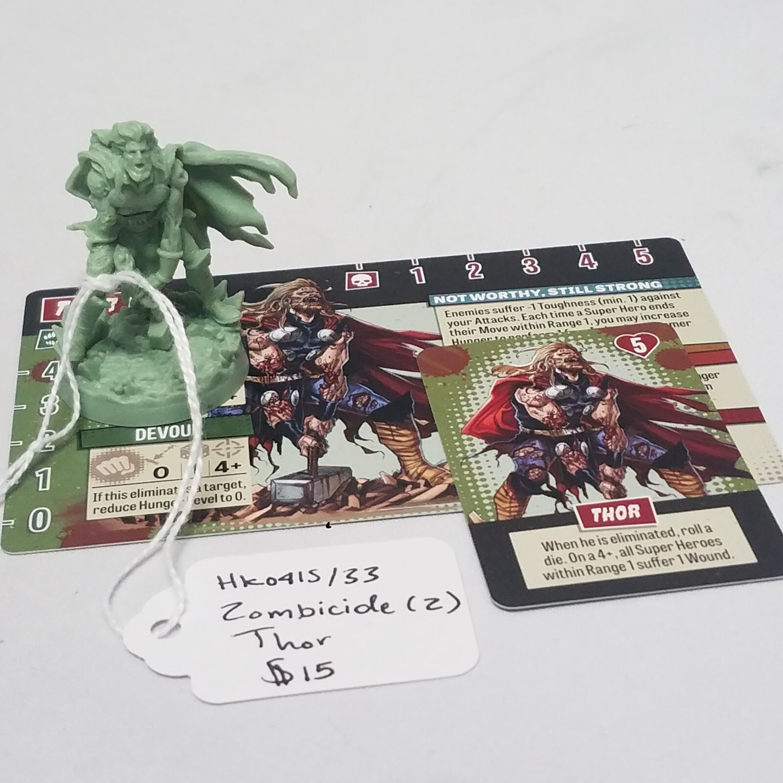 Zombicide Marvel Zombies Thor (Z) Mini Kickstarter Exclusive HK0415/33