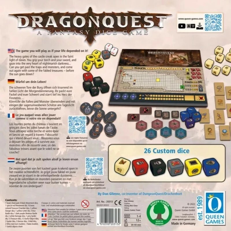 Dragonquest: A Fantasy Dice Game – Queen Games